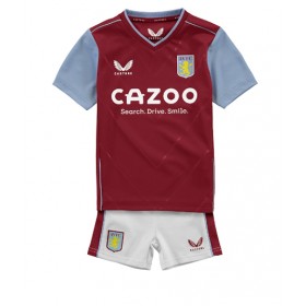 Baby Fußballbekleidung Aston Villa Heimtrikot 2022-23 Kurzarm (+ kurze hosen)